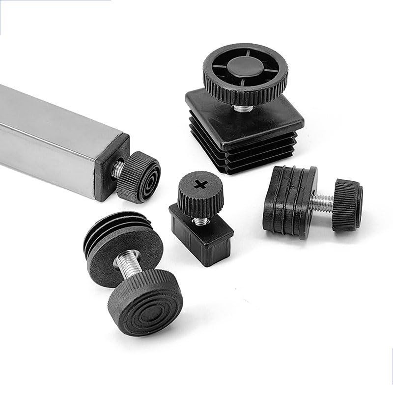 Supertool 4PCS Adjustable Leveling Feet 20 x 20mm Square Tube