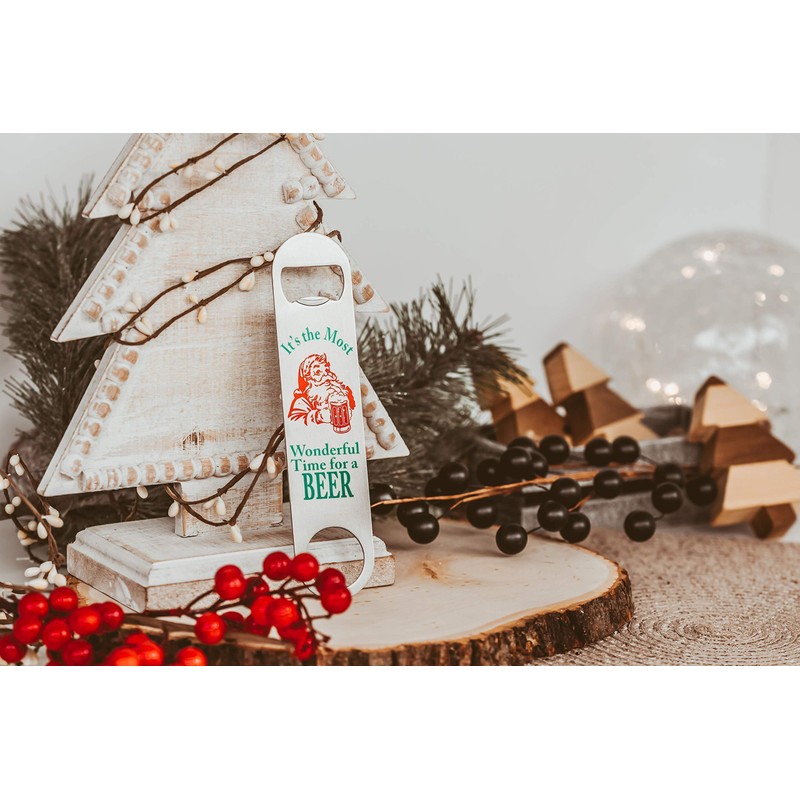 Stocking Stuffer for Men Christmas Beer Bottle Opener White Elephant