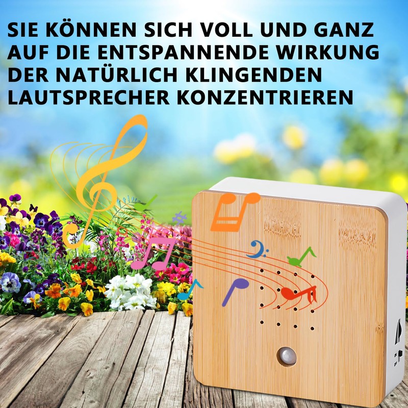 Ayolofei Bird Chirping Motion Sensor Box: Nature Sounds Box Bird