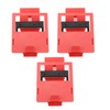 3Pcs/Set Large Clamp On Circuit Breaker Lockout Device Temperature Resistance