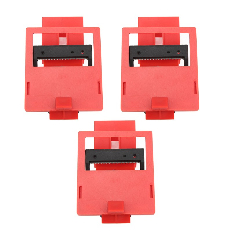 3Pcs/Set Large Clamp On Circuit Breaker Lockout Device Temperature Resistance