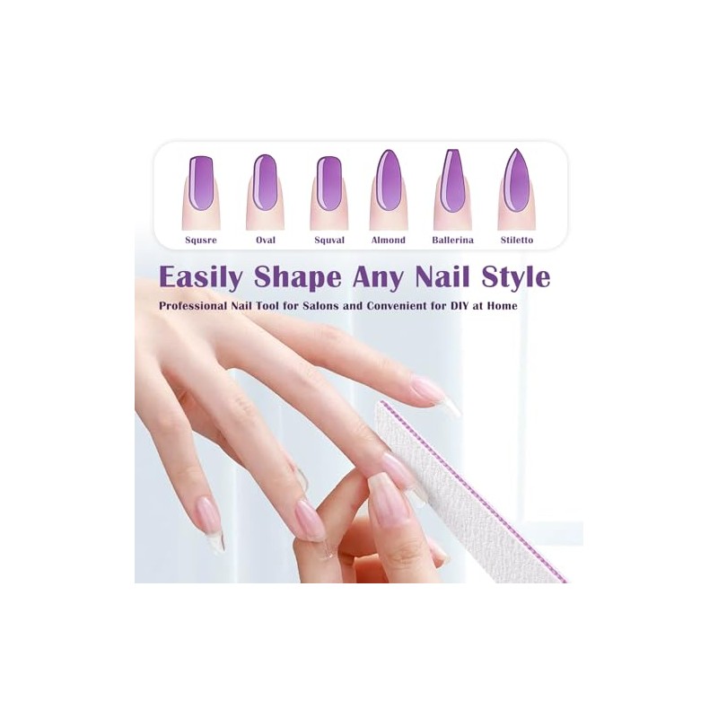 Geeric Nail Polish 14 Piezas Limas Bloque U?as
