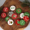 Papierdrachen 24 Advent Calendar Numbers on Buttons - Lapel Pins