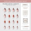 Celebritips Uñas Postizas Decorativas | Amber Muse, Uñas Cortas Almendradas,
