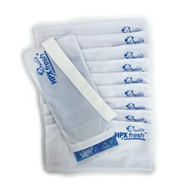 HPXfresh® Premium Reusable Fleece Cover for Cold and Warm Multiple Gel Compress and Instant Cold Compress, Gel Cooling Pack Protective Case with Elastic Band for Protection and Secure Hold Pack of 10