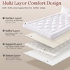 5 Inch Twin Size Memory Foam Mattress Topper, Breathable Cooling