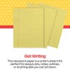 School Smart Newsprint Paper with Red Margin, 8 x 10-1/2