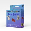 Purrdy Paws Soft Nail Caps for Dog Claws Brown Medium