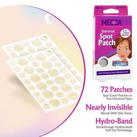 MEDca Acne Spot Dots - 72 Count, Hydrocolloid Acne Pimple Care Patches Absorbing Spot Dots Round Blemish Covers
