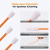 K&F CONCEPT Foam Cleaning Swabs, Individually Wrapped Foam Sticks for