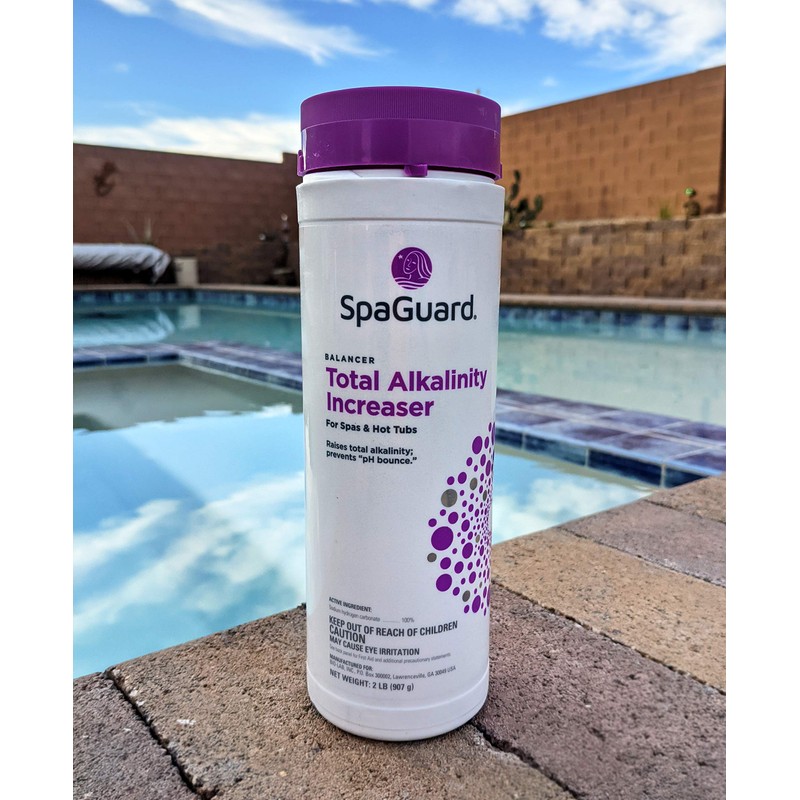 SpaGuard Total Alkalinity Increaser, 2 lb, Prevents pH Bounce, Proven
