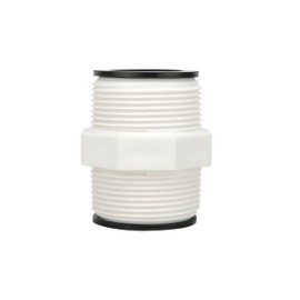 Fits Intex & Coleman Pool Split Hose Fitting Connector, 1.5 Inch + 2 L Pool Hose Adapter Ring for Above Ground Pool Hoses and Filter Pumps, 2-Way Pool Split Hose Extender with 2 Washers (White 1 pack)