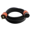 AC WORKS [L1530PR-010] 10FT SOOW 10/4 NEMA L15-30 30A 3-Phase