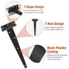 T Hinges Heavy Duty, 10 Inch Metal Door Hinge Indoor
