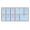 300 pcs Aluminum Rivet Nut Kit Rivnut Nutsert Assort (150pcs