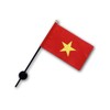 Vietnam Flag [Mini Flag Pole with Suction Cup with high-grade