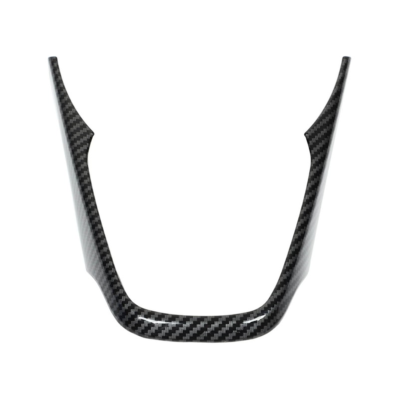 Steering Wheel V Shape Trim Panel Carbon Fiber Style Frame
