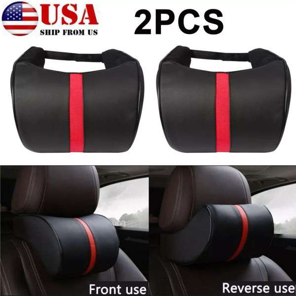Unbranded Pair SUV Car Neck Pillow Headrest Memory Foam Ergonomic