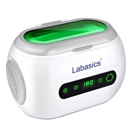 Labasics Ultrasonic Cleaner, Professional Compact Ultrasonic Cleaner with Digital Timer for Laboratory Instruments, 600 ml