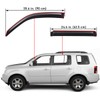 Lightronic In-Channel Window Vent Visors Rain Guards Deflectors For 2009-2015