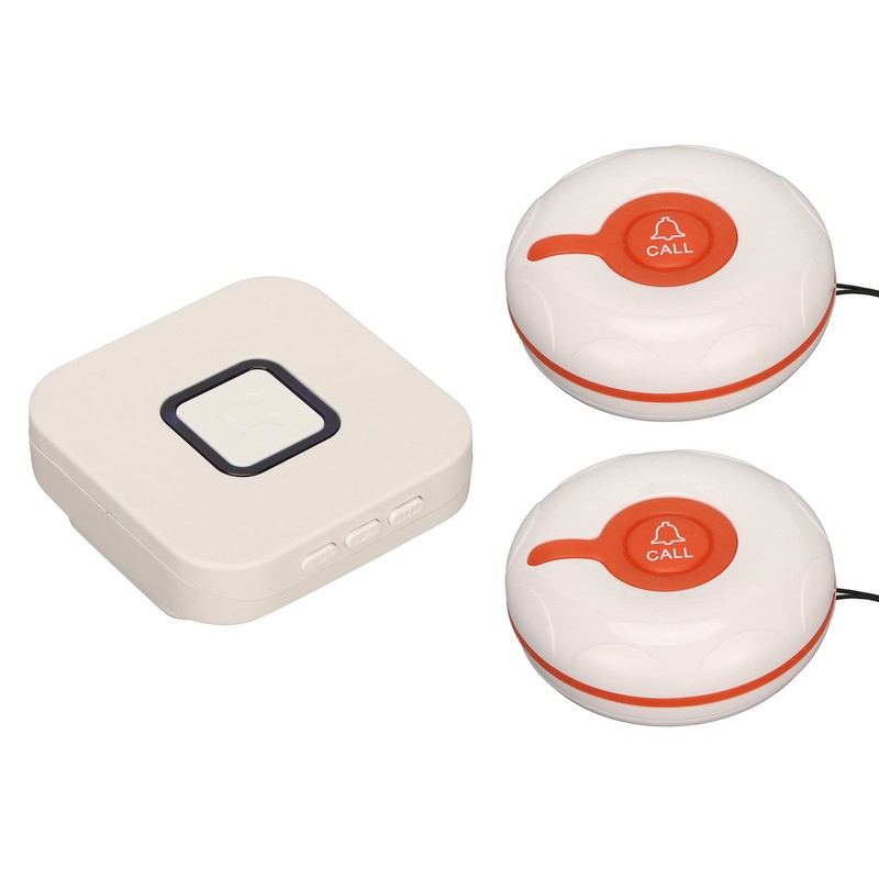 Elderly Monitoring Call Button 4 Gear Volume Adjustment Wireless ABS