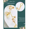 Catery Gold Leaf Headband Flower Headbands Wedding Hair Vine for