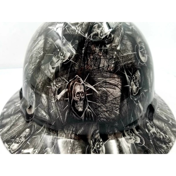 Pyramex Custom Ridgeline WideBrim Hard Hat OSHA Hydro Dipped AMERICAN