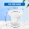 5-Pack HEPA Vacuum Filters for JIXINMIYUE HX-606 & A9life SY01-Q8
