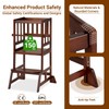 COSYLAND Toddler Standing Tower - Adjustable Height Toddler Kitchen Stool