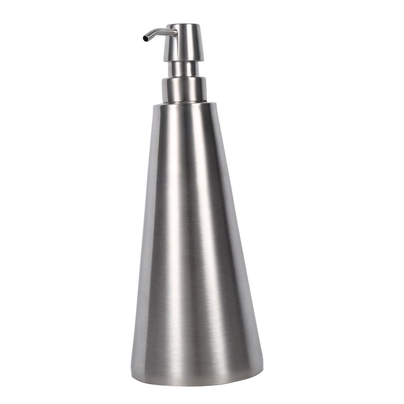 1PC 800ml Large Capacity Stainless Steel Pump Soap Dispenser Countertop