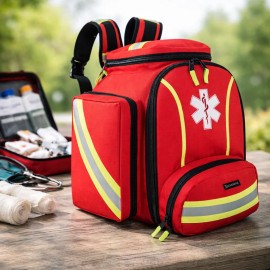 Mochila Botiquín Paramédico Kampak Kap047 Gran Capacidad