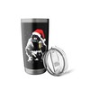 Gorilla Monkey With Santa Hat And Beer - Funny Christmas