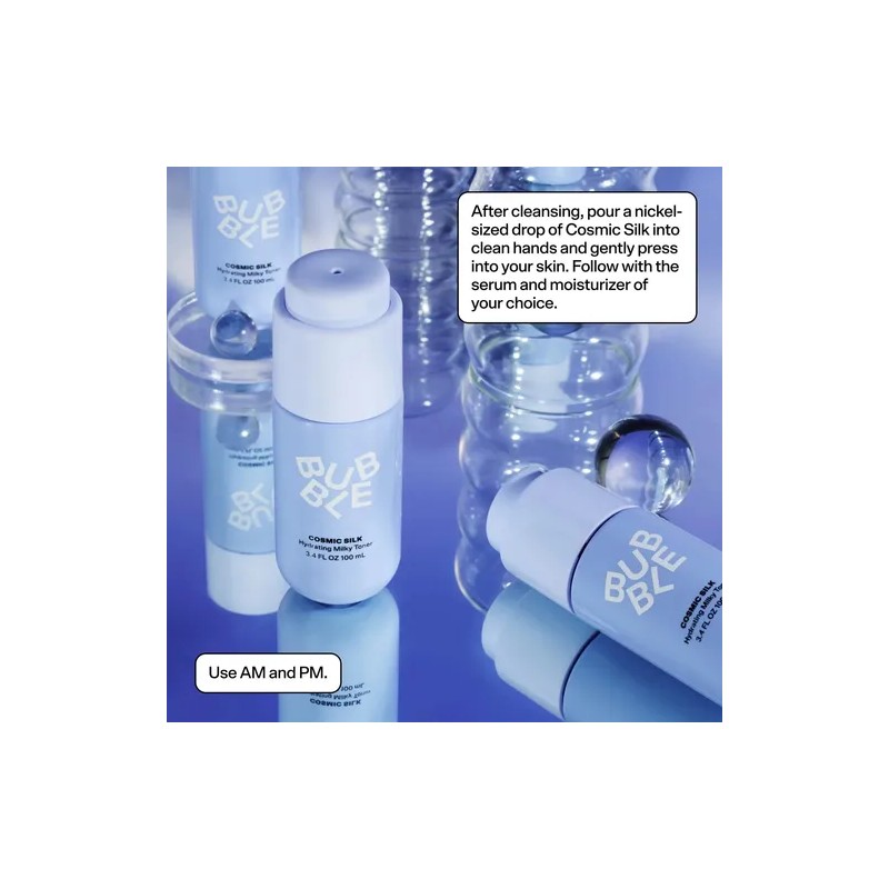 Bubble Cosmic Milk Crema Tonico Facial Hidratante