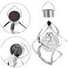 GFYWZ Wind Spinner Light Solar Garden Hanging Wind Chime Spiral