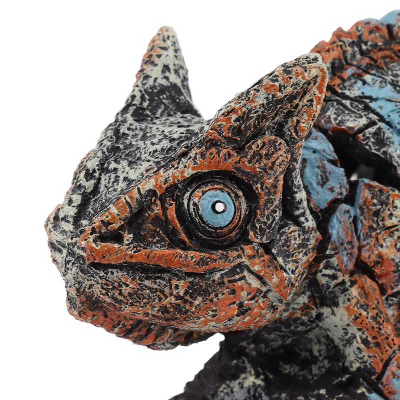 Chameleon Statue Sculpture Resin Chameleon Wild Animal Figurine Ornament for