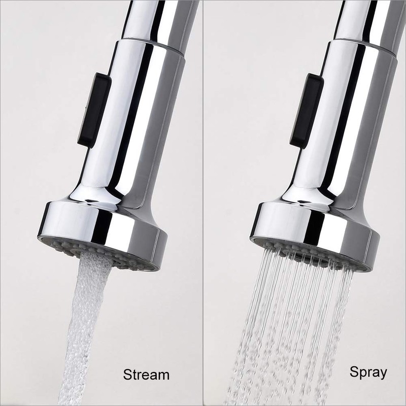 HOMELODY Pull Down Faucet Replacement Head, 2-Function G1/2 Kitchen Sink