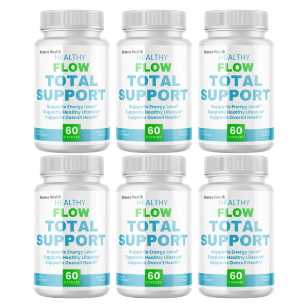 Romeo Health (6 Pack) Healthy Flow Capsules for Advanced Blood
