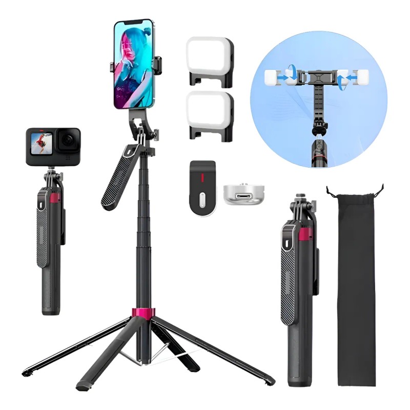 1,8 M Tripie Para Selfie Stick Portátil Para Telefono Celula