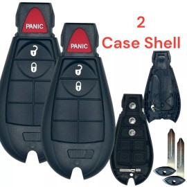 Keyxpress 2 Remote Key Fob Shell Case For 2008-2012 Dodge Ram 1500 2500 3500