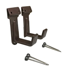 Fukui Metal Crafts BS Wall Frame Holder Width 1.2 inches (30 mm) Brown Safe Load Capacity 11.0 lbs (5 kg) x 1 Pair For Japanese Style Wall Hanging Hardware Nailing Type Decorative Plaque 2320-B