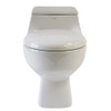 EAGO R-108SEAT Replacement Soft Closing Toilet Seat for TB108, White,