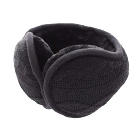 IBLUELOVER Unisex Foldable Earmuffs Winter Warm Fleece Ear Warmers Thermal Knitted Plush Ear Muffs Faux Fur Adjustable Ear Cover for Men Women Kids Cycling Skiing Snowboarding Outdoor