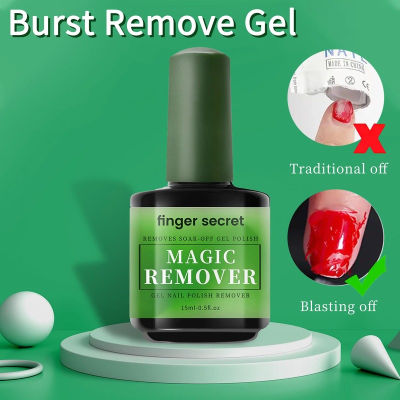 Gel Nail Polish Remover,Professional Gel Polish Remover for Nails,Gel Remover