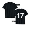 Number 17 Numbered Shirt Number on Back