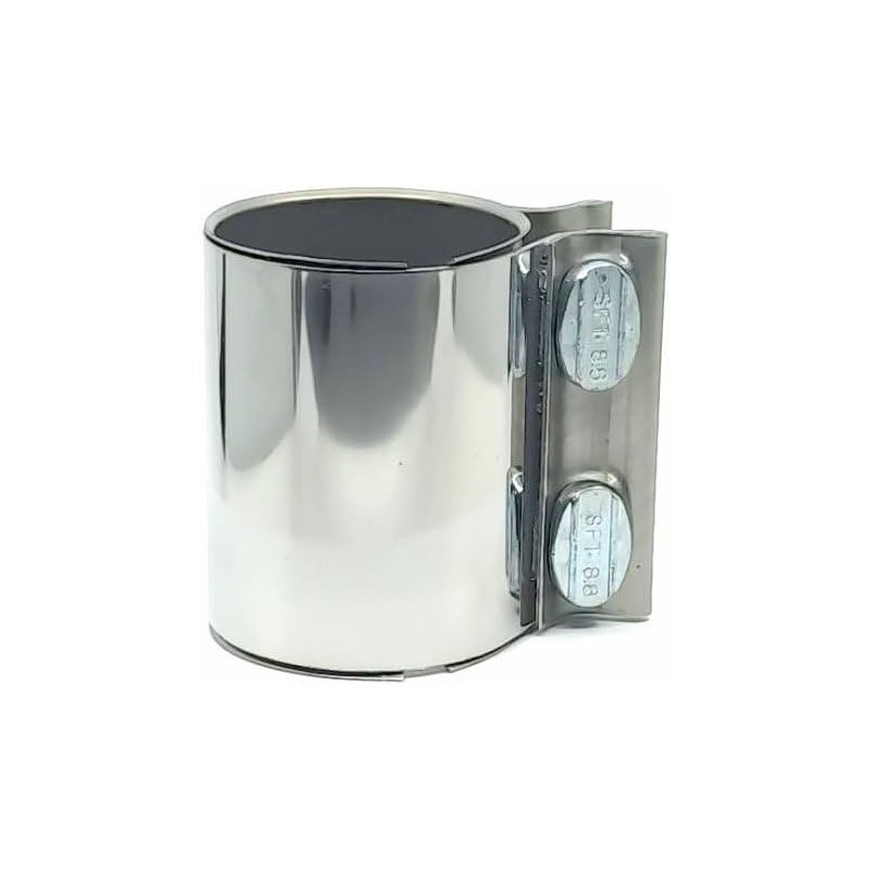 Double Clamp Stainless Steel Exhaust Clamp Pipe Connector Diameter 45