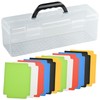 Tenjudo Trade Card Storage Case, Large Capacity, Clear Plastic, Supports