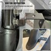 DarSeity 1 Pair RZR A-Pillar Light Mounting Bracket, Rust Proof