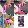 SOLUDE Pink Tool Set,130 Piece Home Tool Kit for Women
