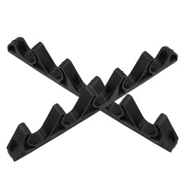 MAGICLULU Set of 2 Adjustable Brackets for Deck Chairs, Robust Plastic Fixings with Positions for Garden Furniture for Optimal Outdoor Use