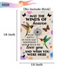 Memorial Garden Flag Remembrance Sympathy Decorations Flags for Outdoor Grave
